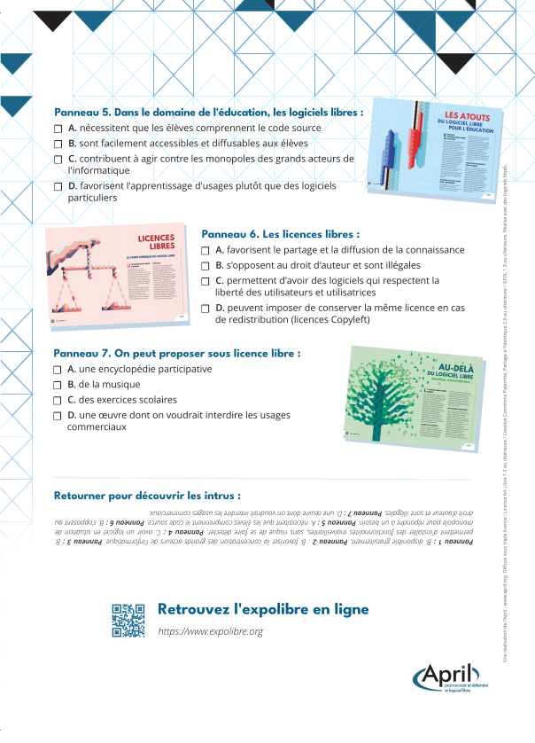 Aperçu du flyer, verso